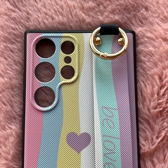 For Samsung Galaxy S22 plus,S22 ultra phone case with strap kickstand ring - Picture 9 of 13